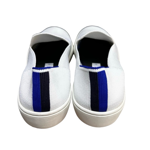 Rothy’s White Classic Sneaker Size 9 Original Slip On Knit Washable Comfort - Picture 7 of 10